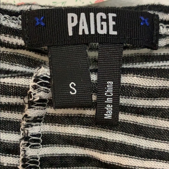 NWOT Paige Scoop Neck Striped Tank - Picture 3 of 4